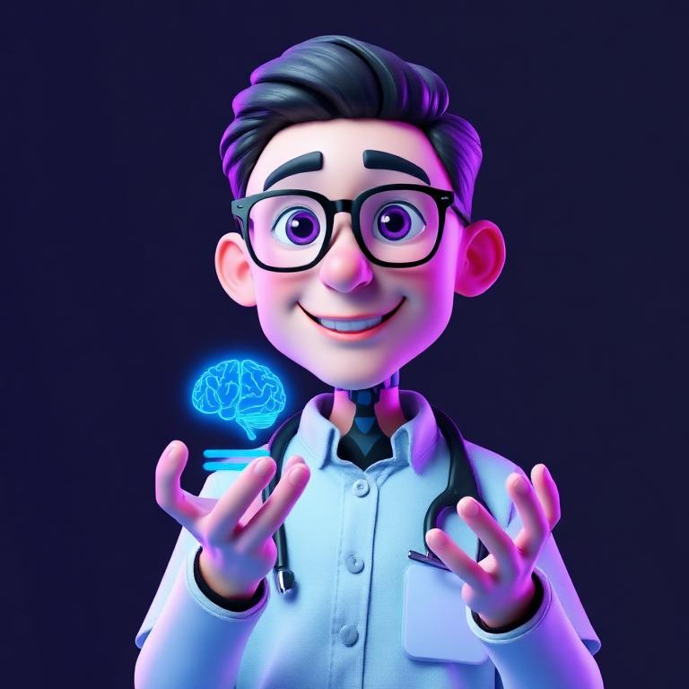 Persona ilustrada para Capacitación en IA para PyMEs