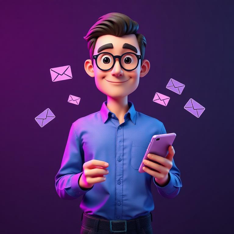 Persona ilustrada para Email Marketing