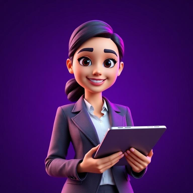 Persona ilustrada para Pauta Digital