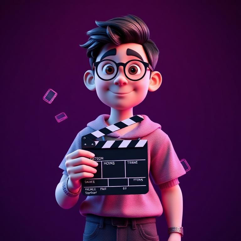 Persona ilustrada para Generación de Video con IA